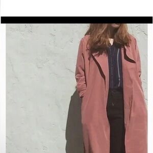 American Apparel terracotta trench coat